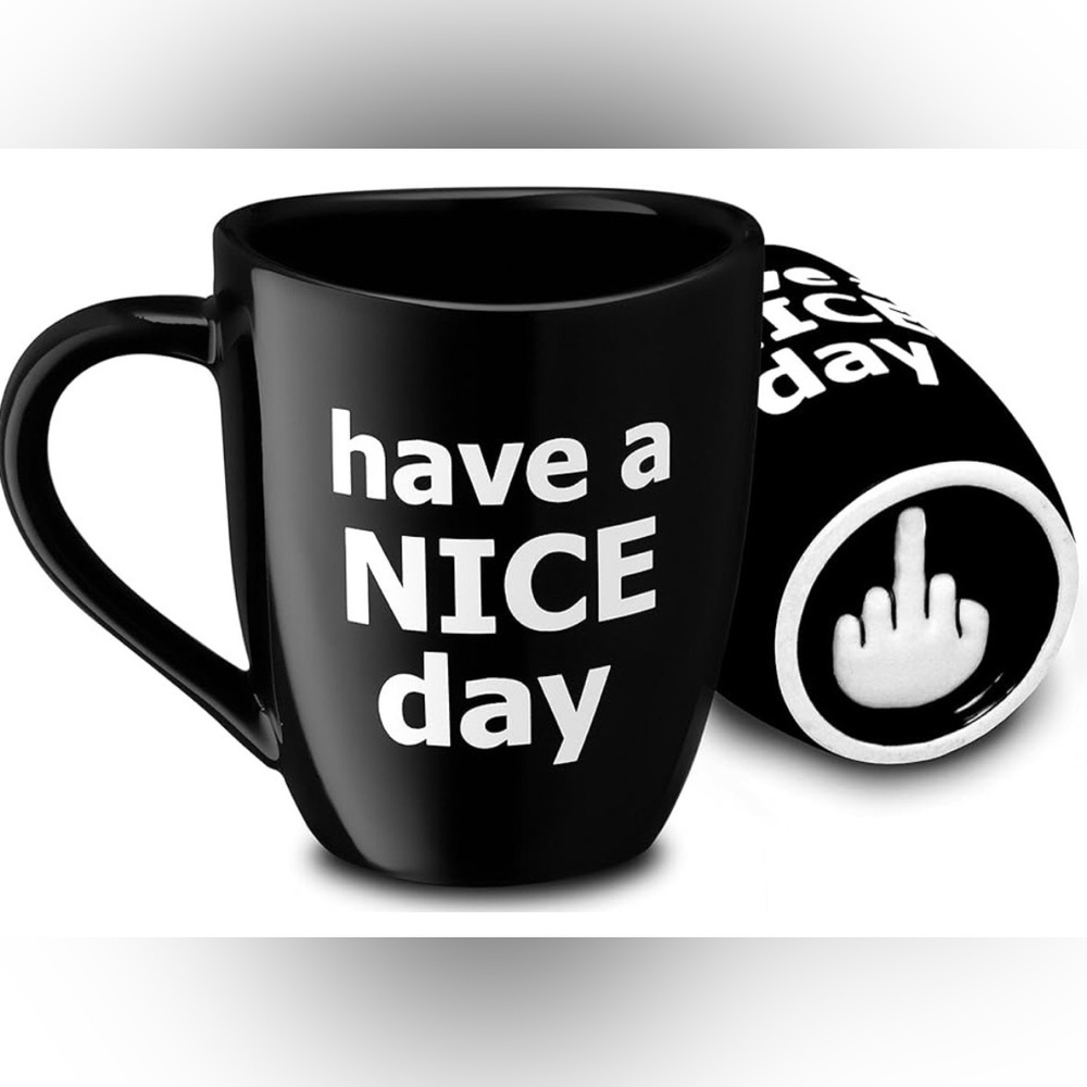 Funny Coffee Mug, Gag White Elephant Gifts for Adults and Coworkers
